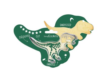 SCRAPCOOKING 2023 SC2098 SCRAPCOOKING COOKIE CUTTER EMBOSSER DINO JPG