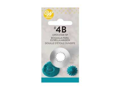 WILTON2021 02 0 0159 WILTON DECORATING TIP 4B OPEN STAR CARDED JPG 1