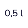 0,5 l