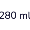 280 ml