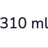 310 ml