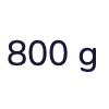 800 g