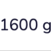 1600 g