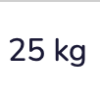 25 kg