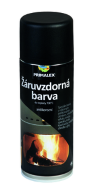 Primalex Sprej Žiaruvzdorná farba 400ml Farba: strieborná
