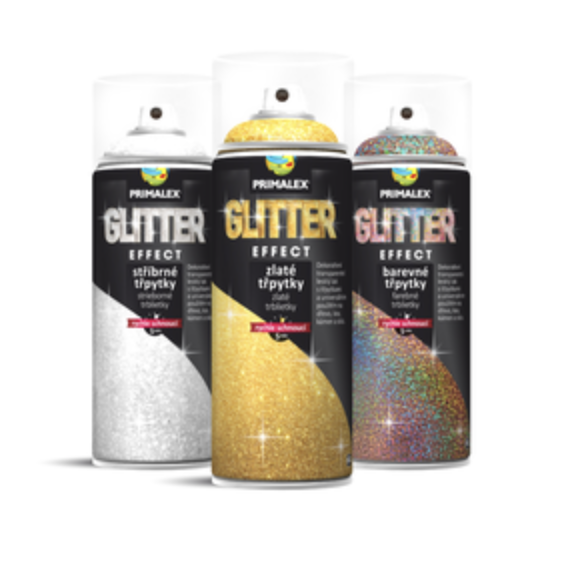 Sprej Glitter Effect Farba: zlaté trblietky