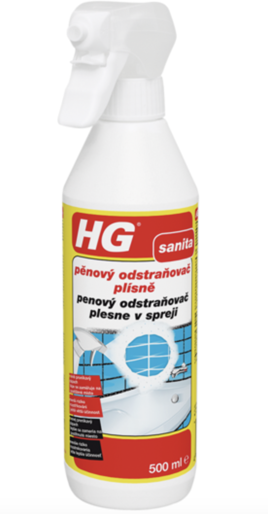 HG penový odstraňovač plesne v spreji 500ml