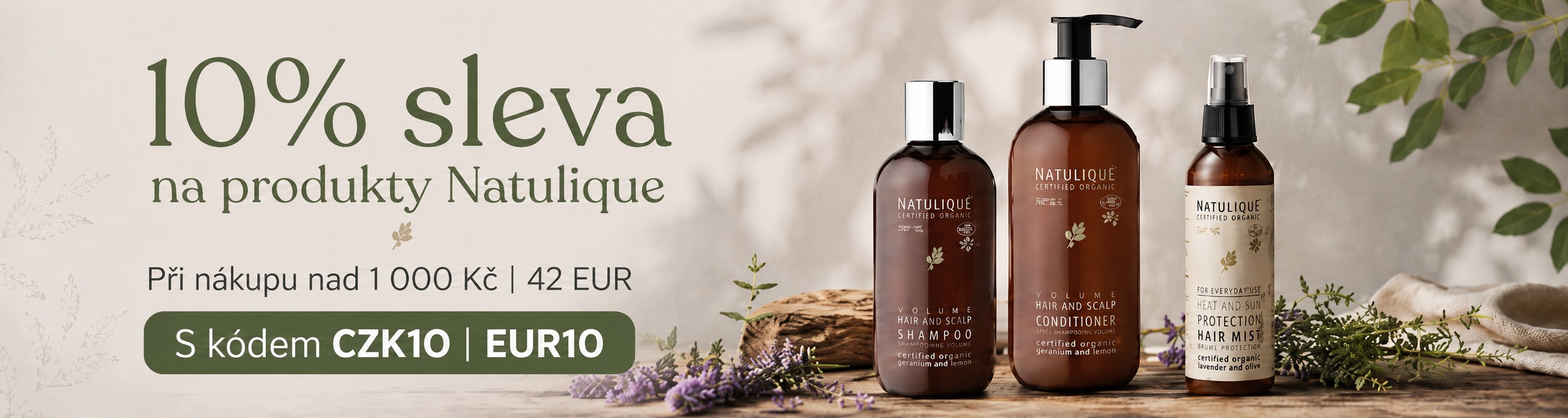 10% sleva na produkty Natulique při nákupu nad 1 000 Kč nebo 42 EUR se slevovým kódem CZK10 | EUR10