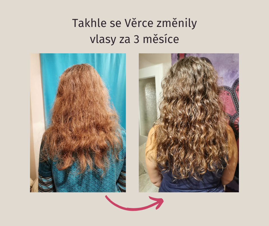 Takhle se Věrce změnily vlasy za 3 měsíce
