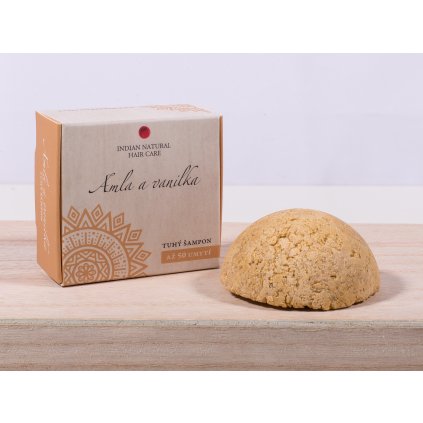 Tuhý šampon amla a vanilka