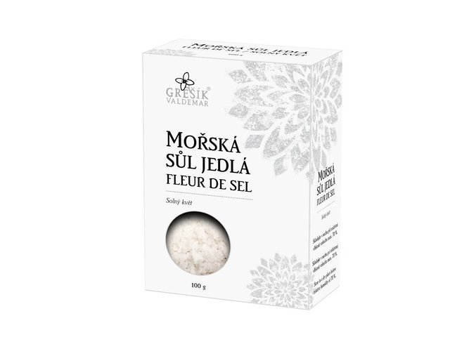 Grešík Sůl Mořská jedlá Fleur de sel 100 g