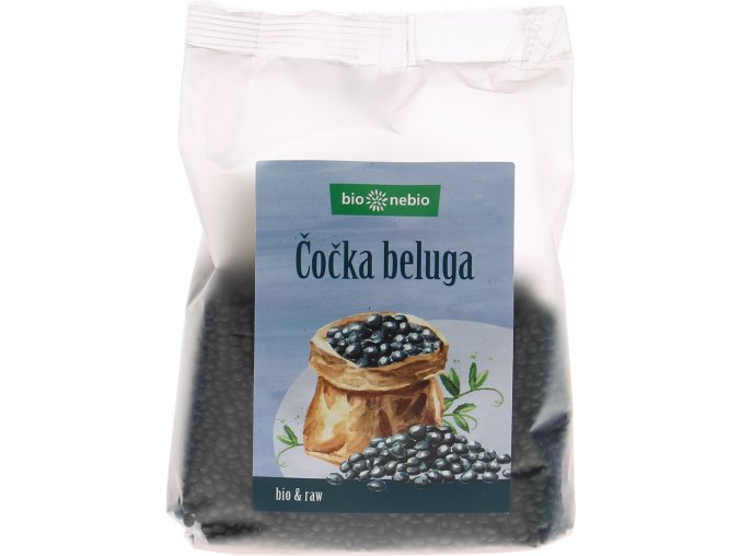 Bio Nebio Bio černá čočka beluga 300 g