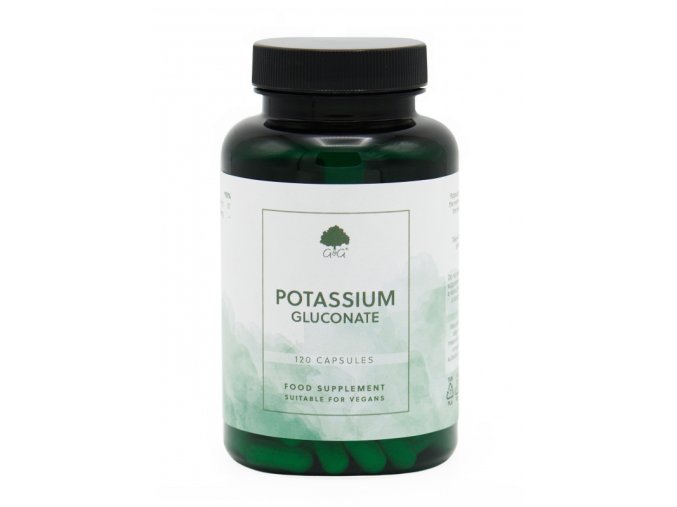 G&G Vitamins G&G Vitamins - Draslík Glukonát - 120 kapslí