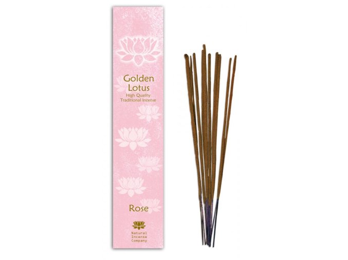 Golden Lotus Vonné tyčinky - Růže 10 kus