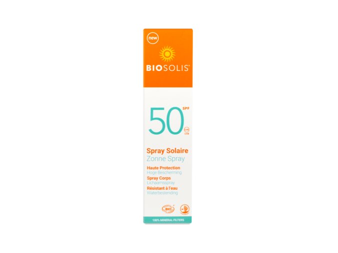 Biosolis Sprej na opalování SPF 50 - 100 ml