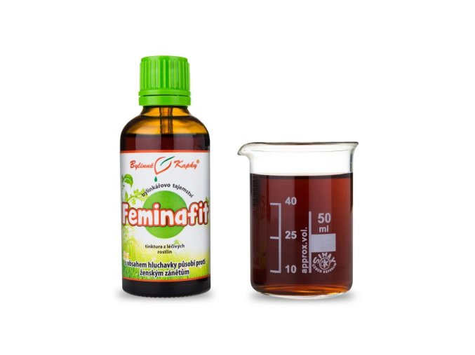 feminafit pro zeny bylinne kapky tinktura bylinkarovo tajemstvi 50 ml
