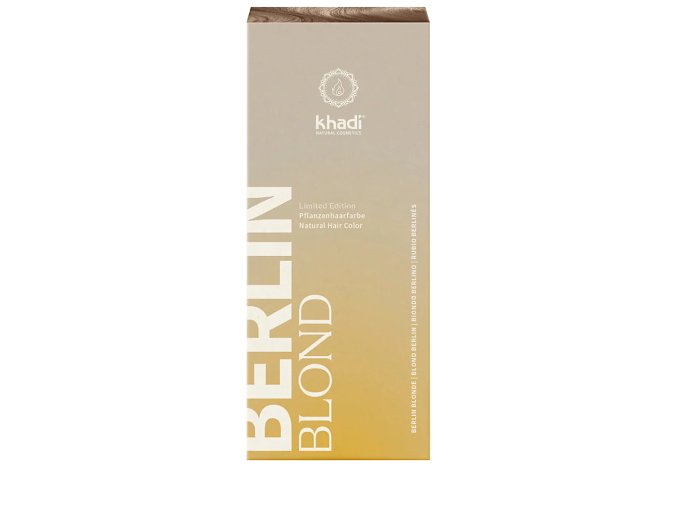 khadi rostlinna barva na vlasy berlin blond 339 l