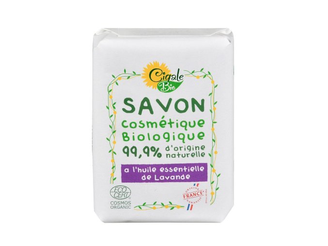 Cigale BIO - Mýdlo s levandulovým esenciálním olejem 100 g