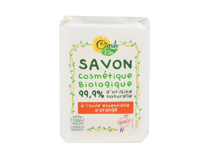 Cigale BIO - Mýdlo s pomerančovým esenciálním olejem 100 g