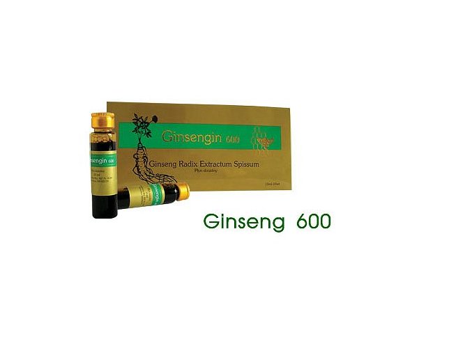 Ženšen 600 Ginseng 600 ampule 10 x 10 ml