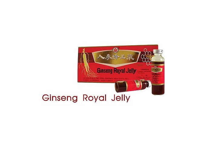 Ženšen s mateří kašičkou a schizandrou Ginseng Royal Jelly ampule 10 x 10 ml