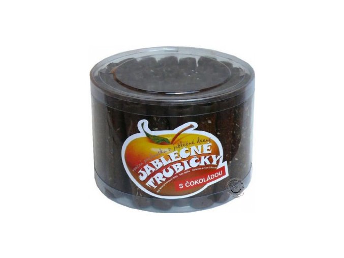 Jablčné trubičky s čokoládovou polevou