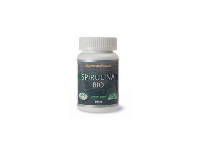 spirulina bio 100g 400 tablet doplnek stravy