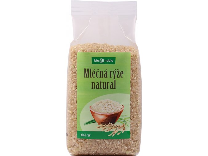 Bio Nebio Bio rýže mléčná natural 500 g