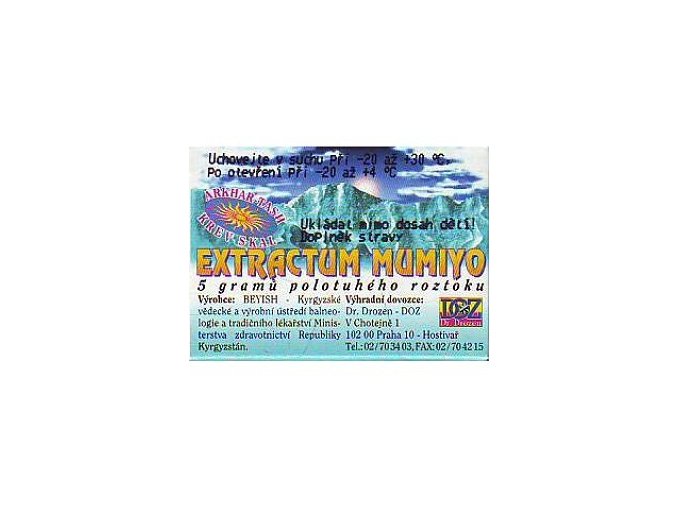Mumio extrakt
