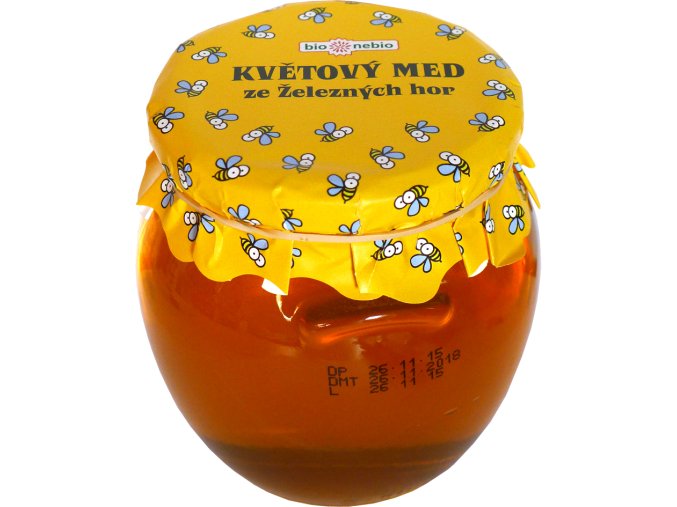 Bio Nebio Květový med ze Železných hor 650 g