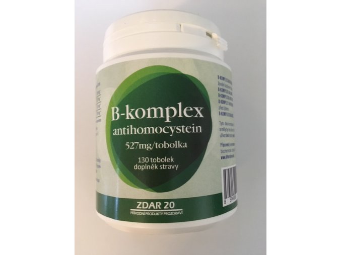 ZDAR 20 B-komplex antihomocystein 130 tobolek