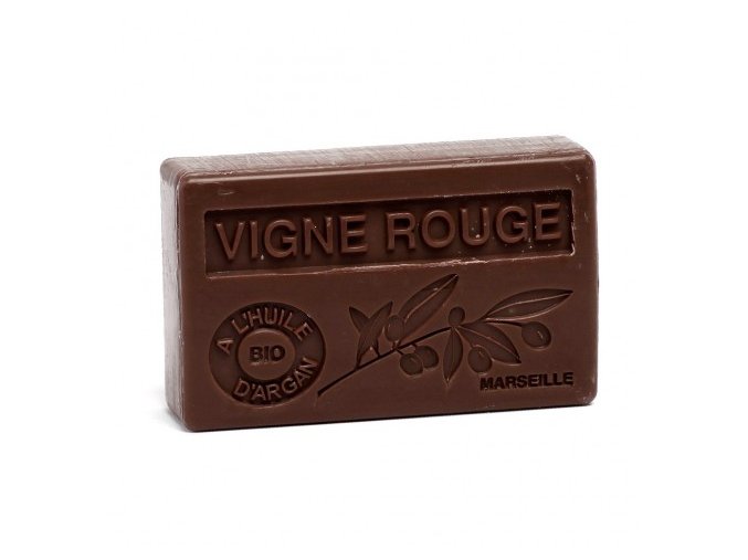 savon 100gr huile d argan bio vigne rouge