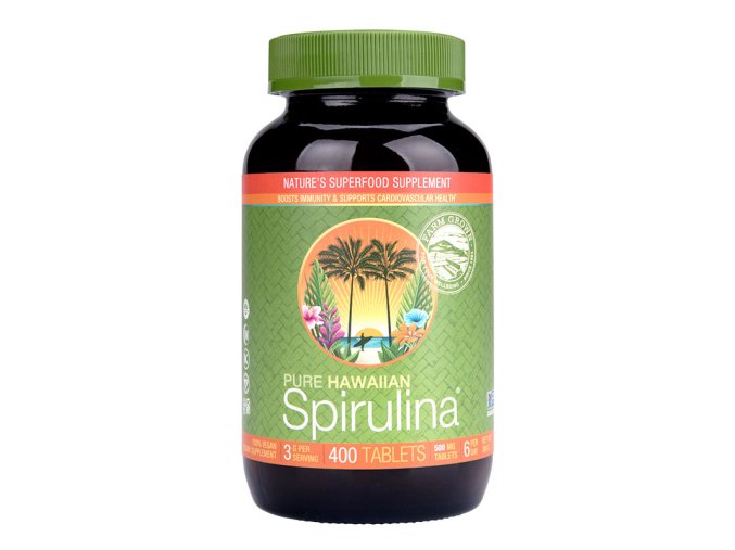 Havajská spirulina Nutrex Hawaii 400 tablet obal