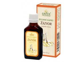 Grešík kapky Zázvor 50ml