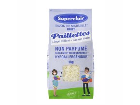 Superclair - Vločky na praní z marseillského mýdla 1 kg