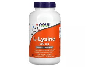Now Foods L Lysine 500 mg 250 Veg kapsli