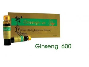 Ženšen 600 Ginseng 600 ampule 10 x 10 ml