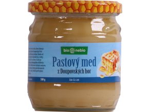 Bio Nebio Bio pastový med z Doupovských hor ČESKÉ BIO 500 g