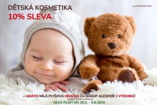 🎈 Den dětí se blíží – slavíme s 10% slevou! 👶💚 Rozmazlujte tu nejjemnější pokožku s láskou a přírodní péčí 🌿 Od 29. 5. do...