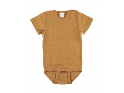 naturakid lilano detske body s kratkym rukavom z bio vlny a hodvabu kari