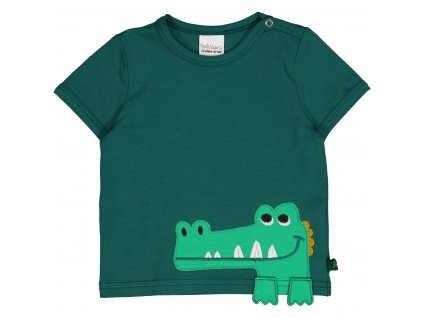 naturakid fred s world tricko krokodil s kratkym rukavom pre babatka