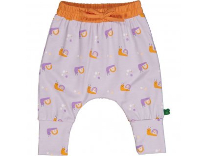 Naturakid fred s world pohodlne fialove nohavice pre babatka slimacik macik