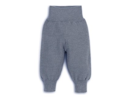 Naturakid halfen nohavice pre babatka z merino vlny modre
