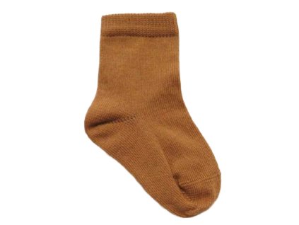 naturakid grodo bavlnene ponozky pre babatka hnede