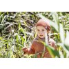 Naturakid pickapooh detska beanie ciapka z vlny a hodvabu hneda 1