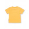 Naturakid kite detske zlte tricko s kratkym rukavom dino zo zadu