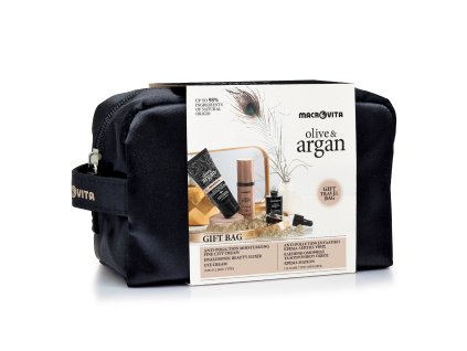 Macrovita Olive & Argan Darčekový set denný krém, hya elixír a očný krém  Olive & Argan Gift set fine city cream+hya elixir+eye cream