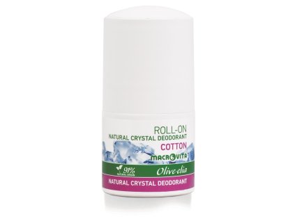 33153 OLIVE ELIA natural crystal deodorant roll on COTTON 50ml 54132 4