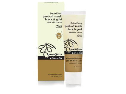 33159 Olive Elia Detoxifying peel off mask black & gold