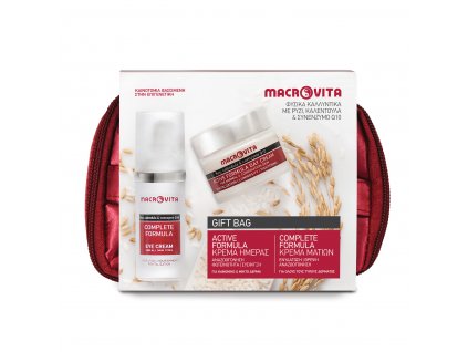 Macrovita Denný krém pre normálnu až zmiešanú pokožku s koenzýmom Q10+očný krém - 9/24 + 9/25  Macrovita Active formula day cream + complete formula eye